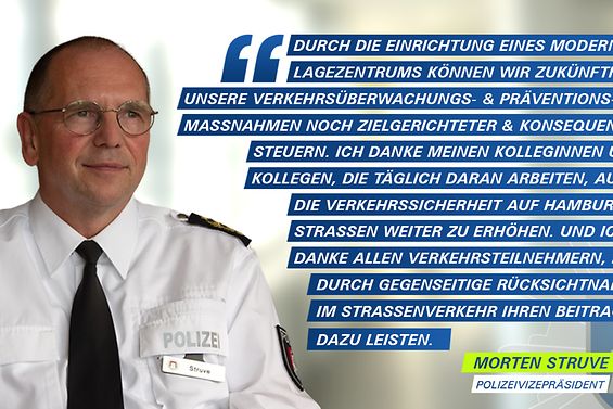 Zitat des Vizepräsidenten der Polizei Hamburg zur Verkehrsunfallbilanz 2020