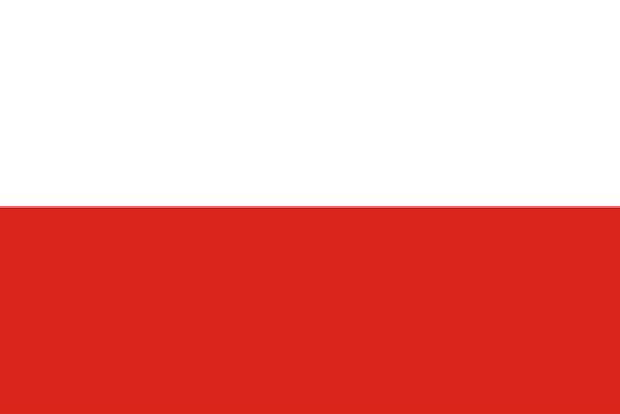 Flagge Polen-B