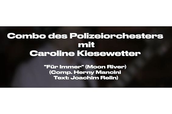 Combo Polizeiorchester und Caroline Kiesewetter-b